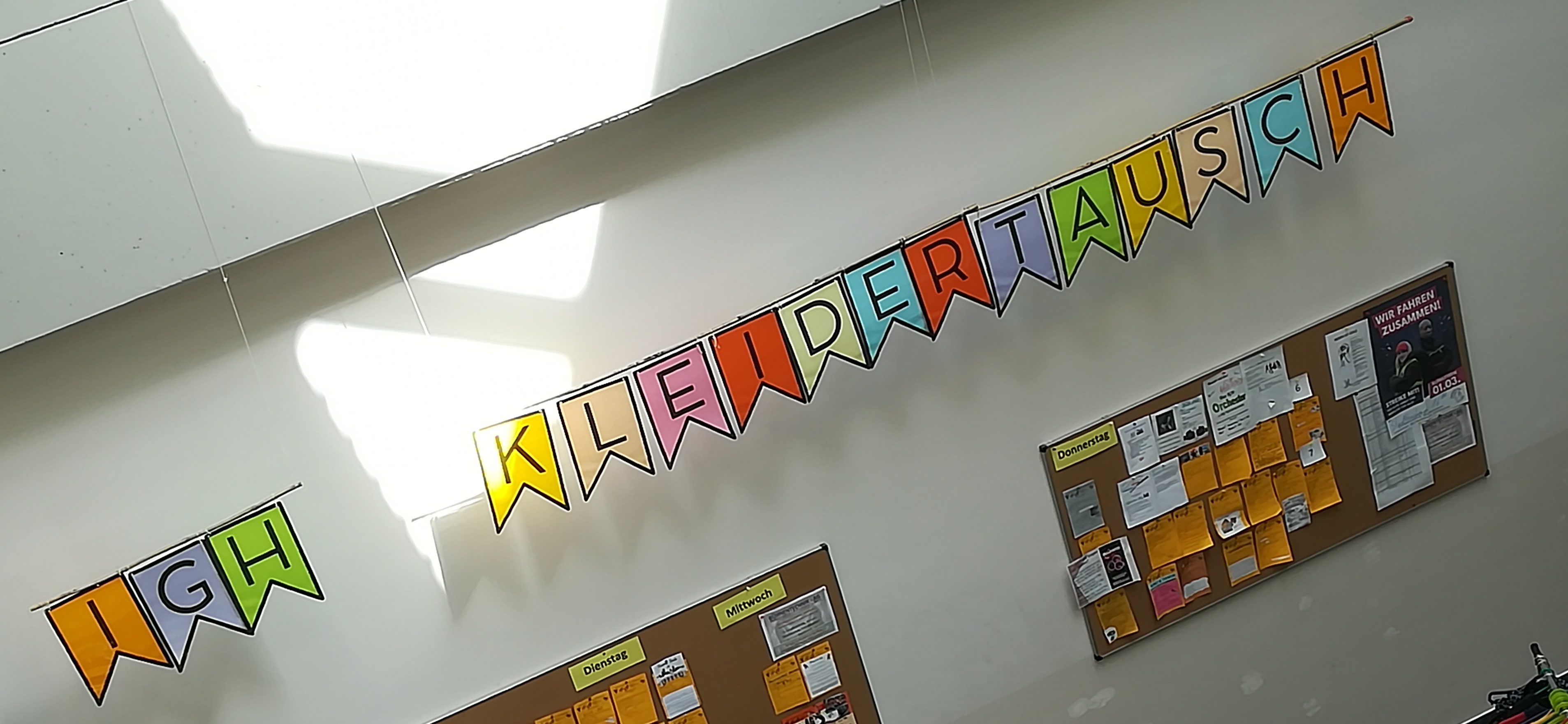 Kleidertausch-Party an der IGH